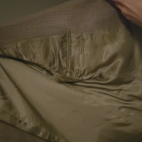 Jos. A. Bank Suit Coat pleated sport coat Jacket Blazer Silk Camel Djerf Avenue - Picture 10 of 14